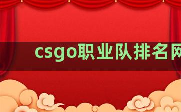 csgo职业队排名网站