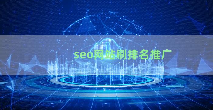 seo网站刷排名推广