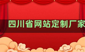 四川省网站定制厂家排名